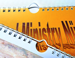 Kalender mit Aufhaenger Spiralbindung